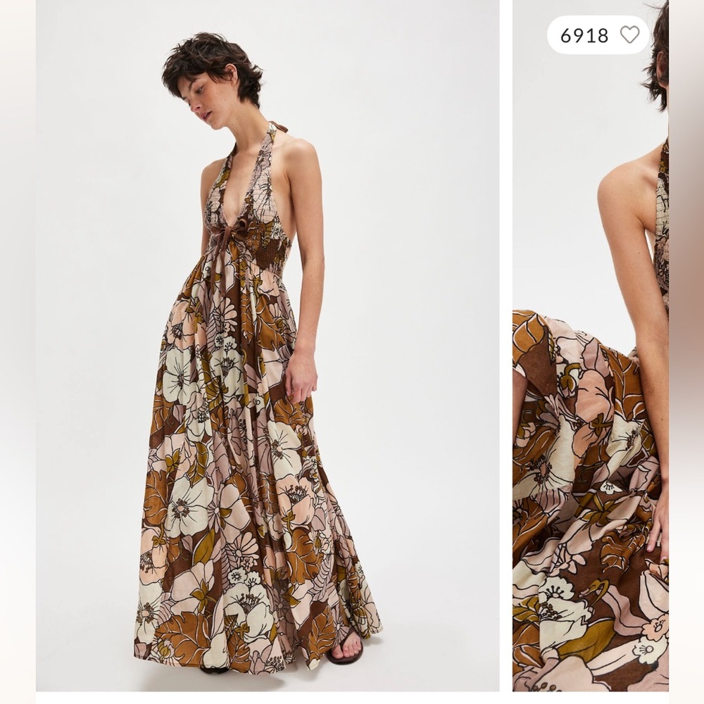 Free people bayside florals maxi dress